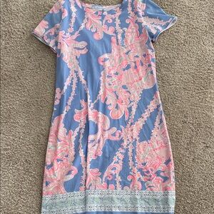 Lilly Pulitzer Blue and Pink Floral dress